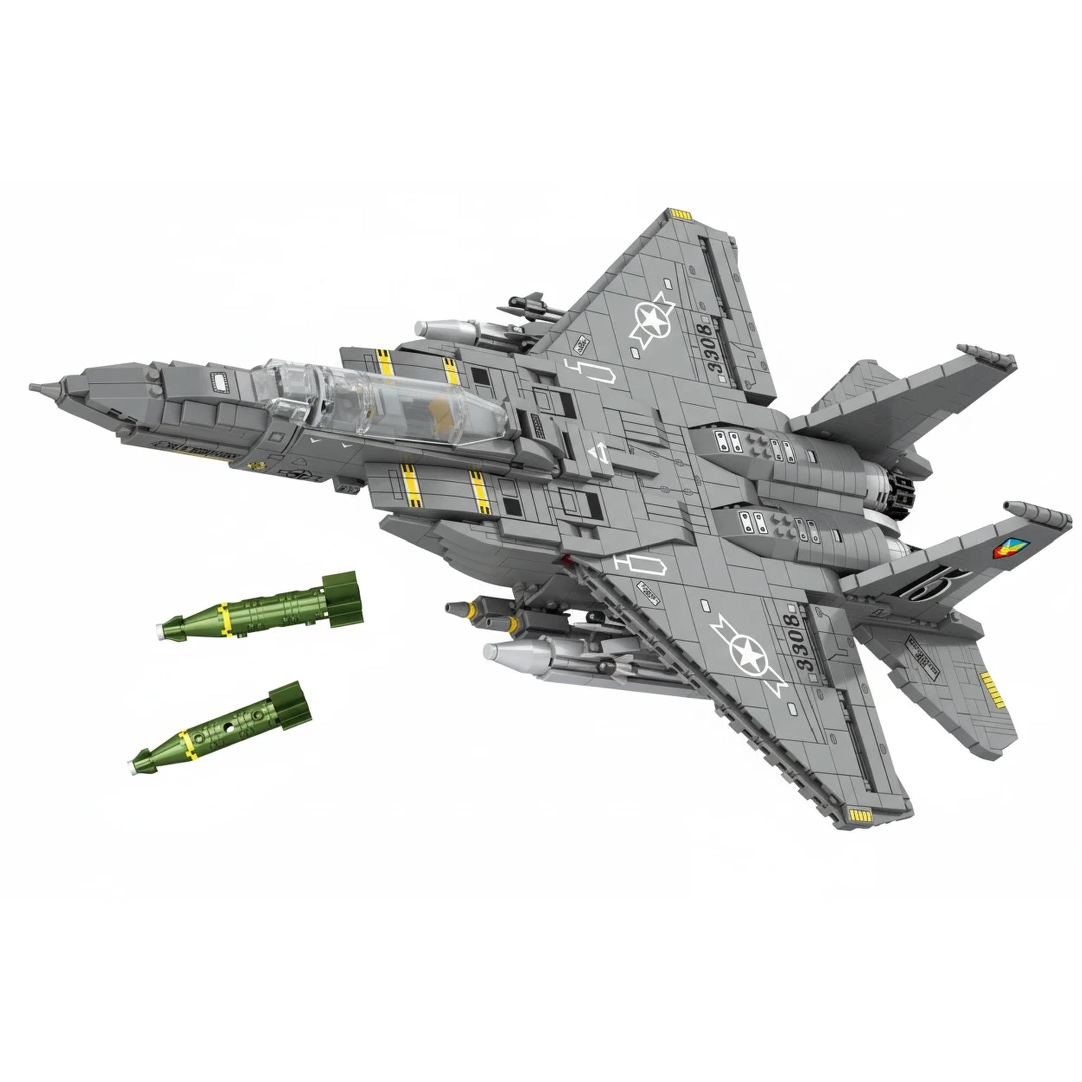 McDonnell Douglas F-15 Eagle | 2218PCS – Brick'd out