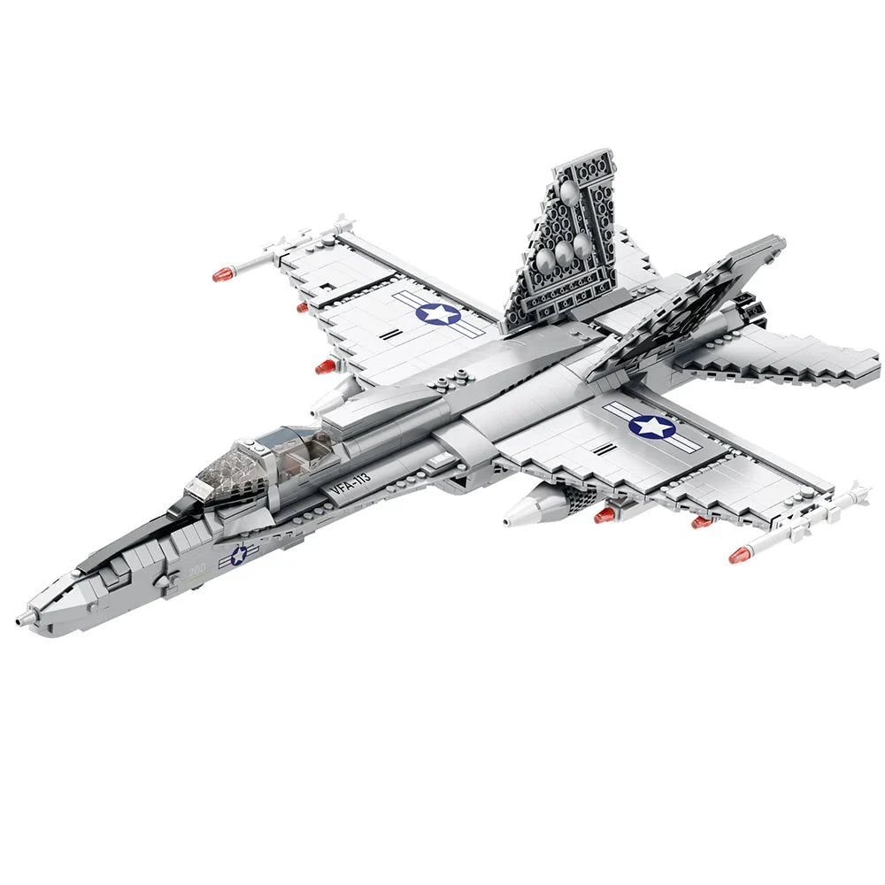 McDonnell Douglas F/A-18 Hornet 1387PCS – Brick'd out