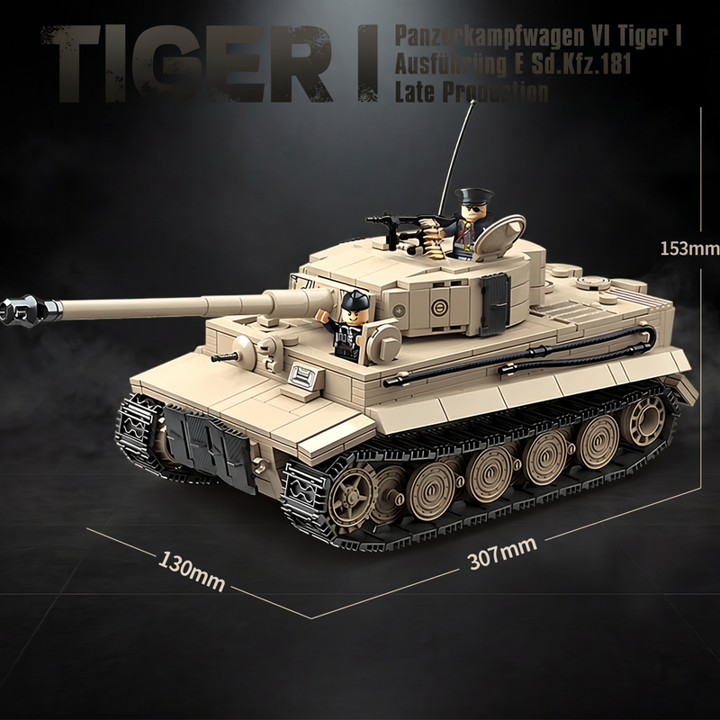 Tiger 1 (Sand) | 1362PCS