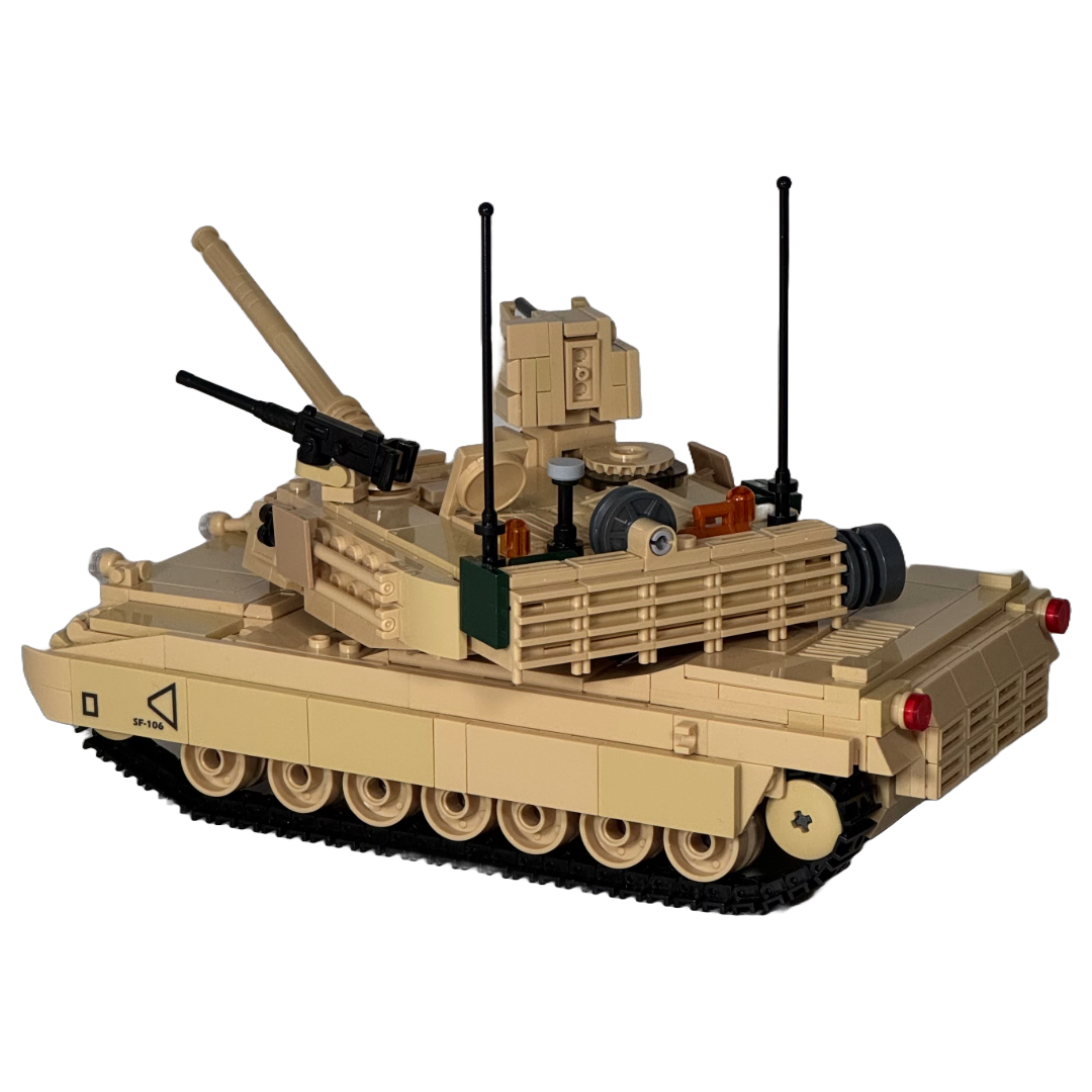 Set Char D'assaut M1 Abrahams Sluban Compatible Brick Connu Neuf En Set Char D'assaut M1 Abrahams Sluban Compatible Brick Connu Neuf En