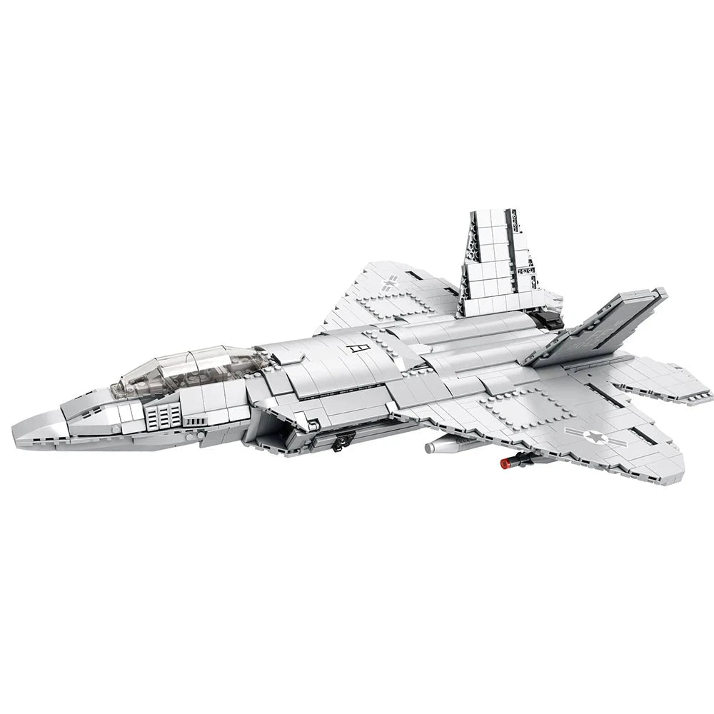 F 22 Raptor Brick F-22 Raptor Custom Brick Model Kit – 1837 Pieces | Brick'd Out – Brick ...