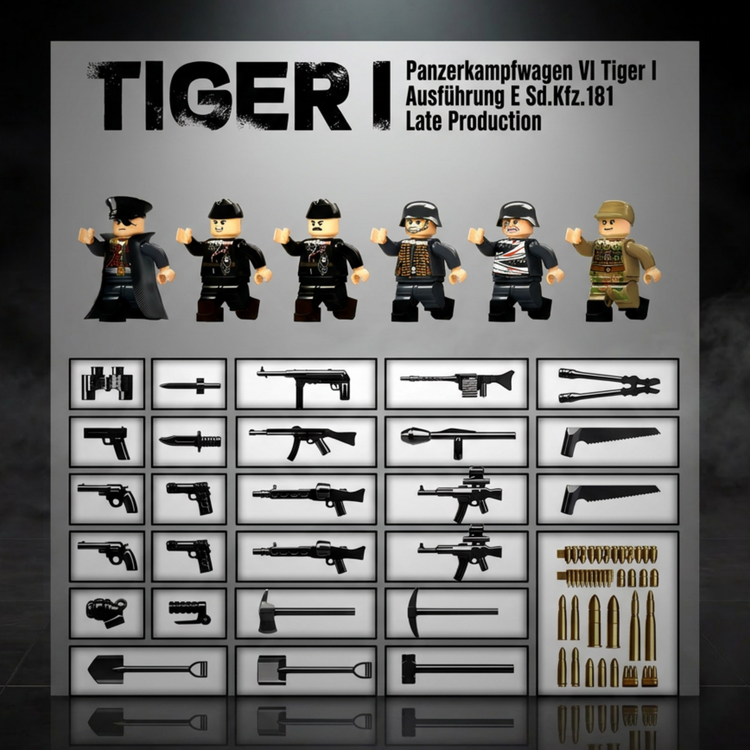 Tiger 1 (Sand) | 1362PCS
