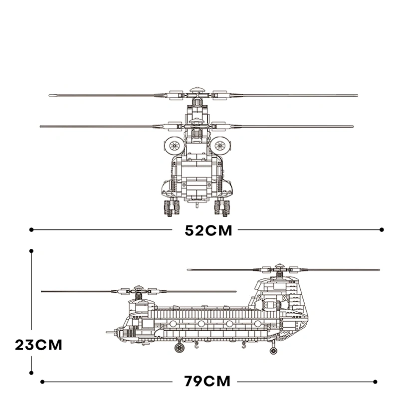 CH-47 Chinook | 1485Pcs