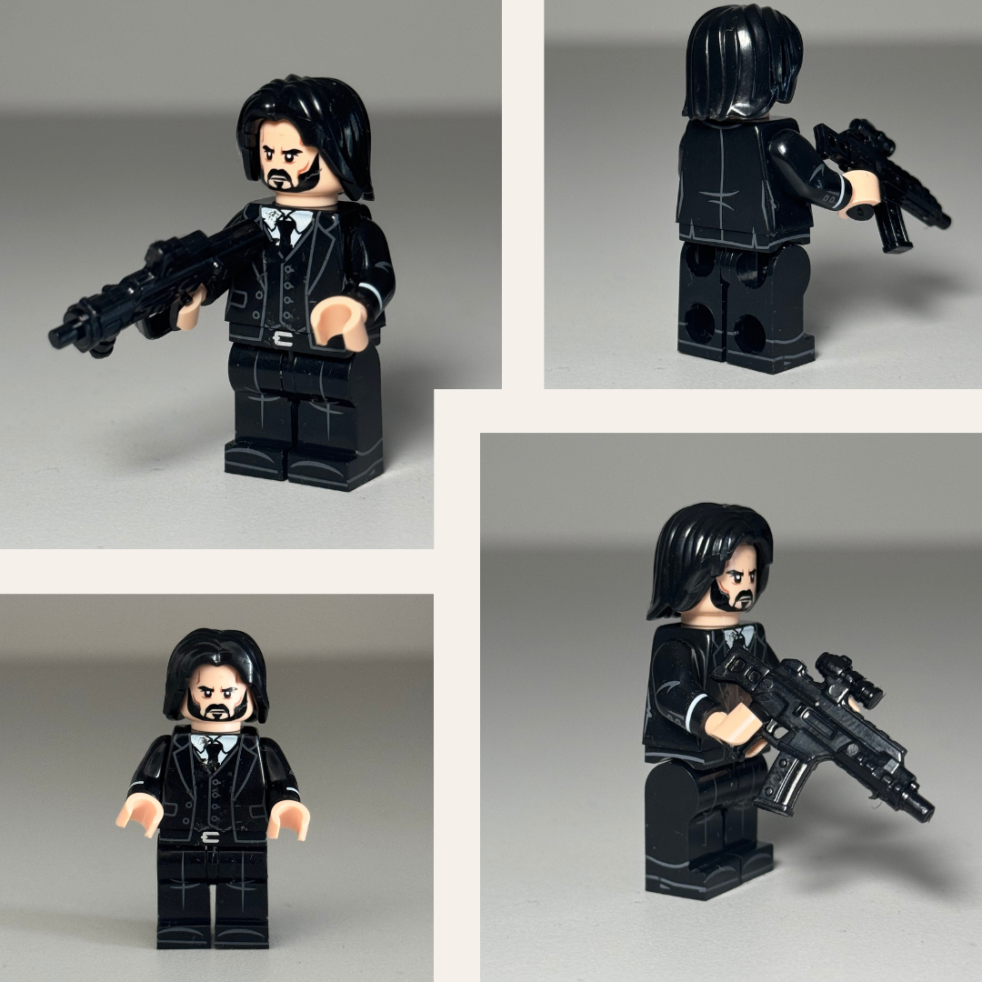 🎁 Custom Made John Wick Minifigure | 1PCS (100% off)
