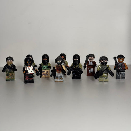 🎁 Custom Made Militia Minifigure Set (10 pcs) (100% off)