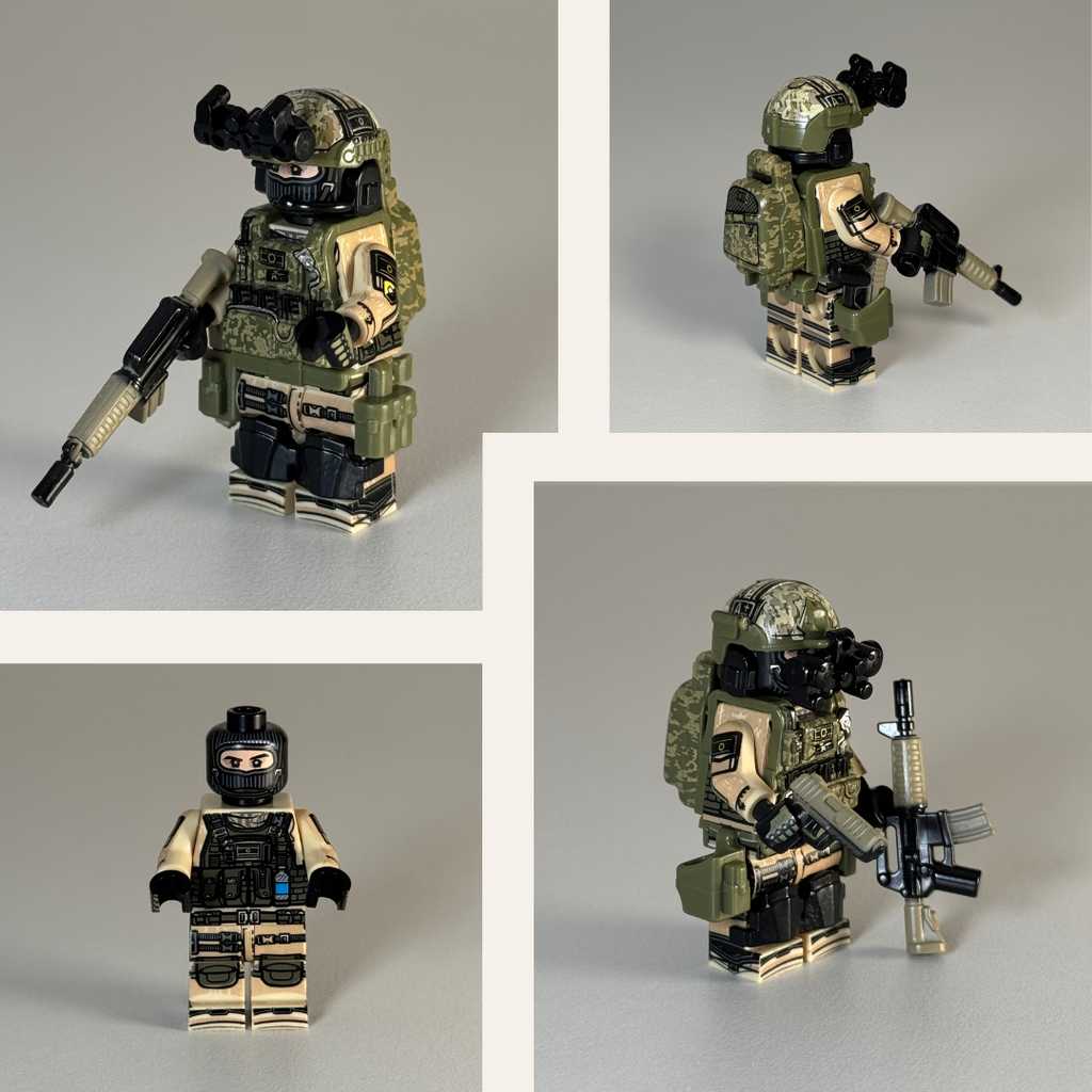 Custom Made Military Minifigure Collection | 5PCS – Brick'd out