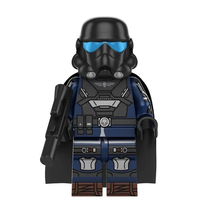 Custom made Blue Diver minifigures | 4 PCS