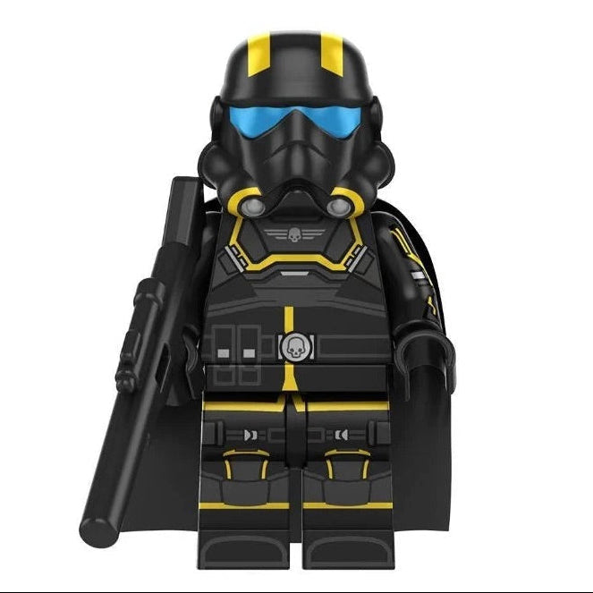 Custom made Yellow Diver minifigures | 4 PCS