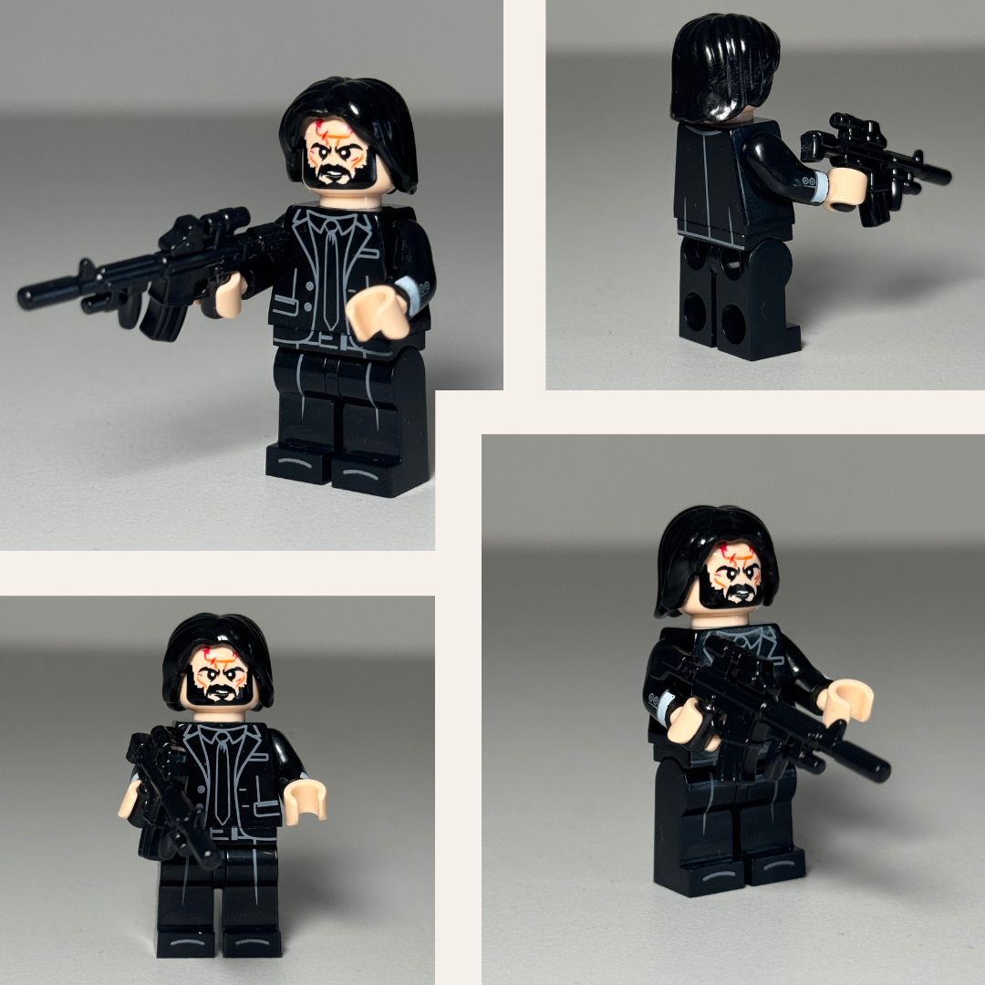 🎁 Custom Made John Wick Minifigure | 1PCS (100% off)