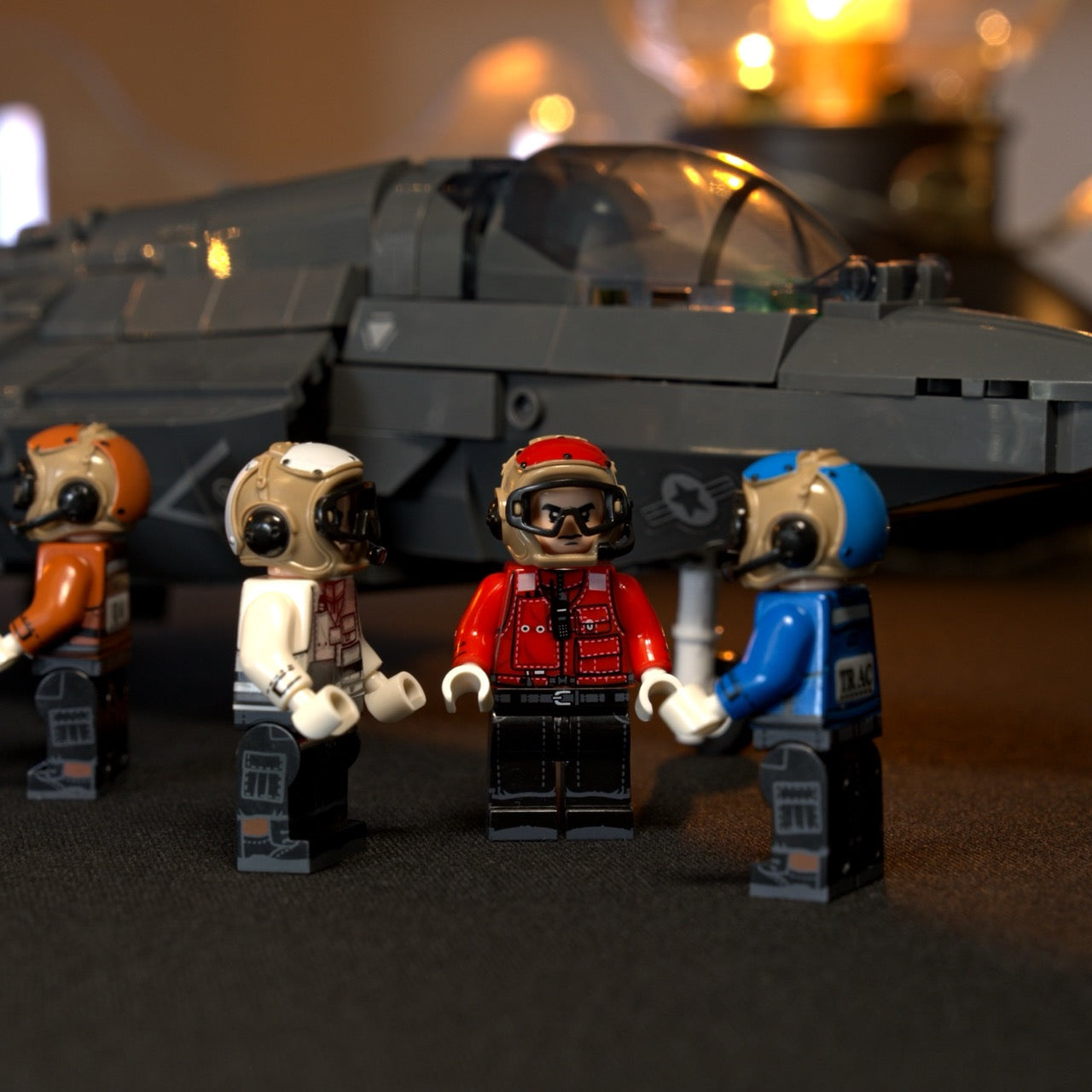 Custom made Rainbow Crew minifigures / flight deck crew | 7 PCS