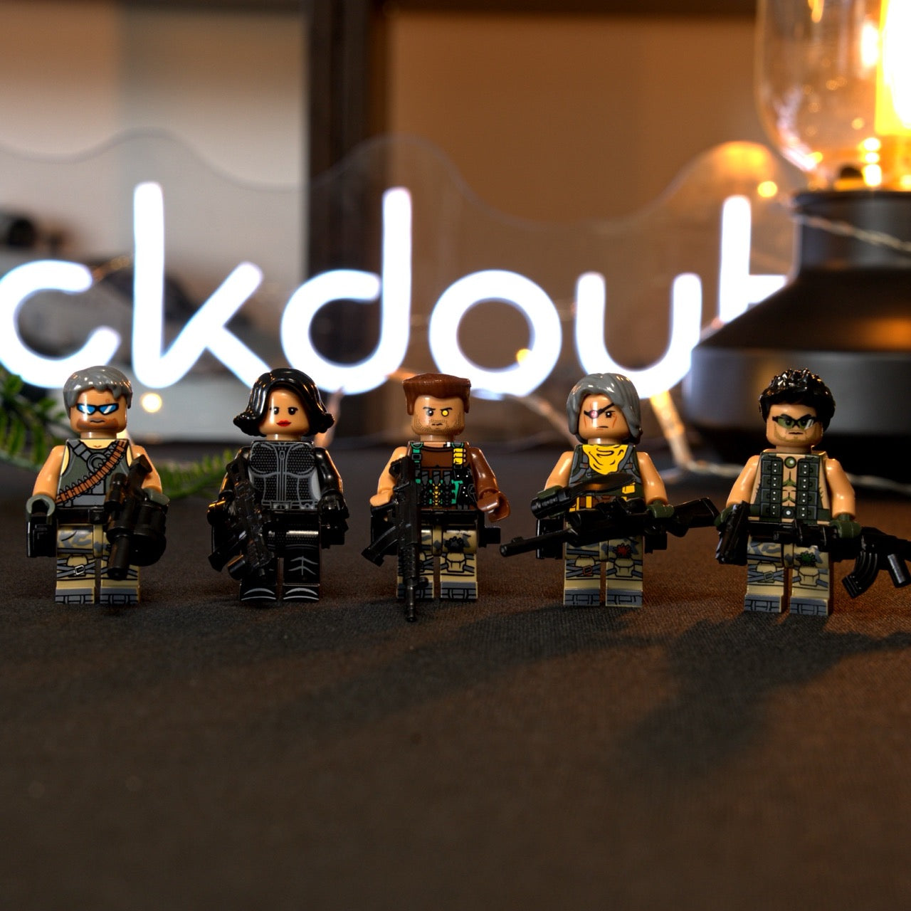 Custom made Mercenary minifigures | 5 PCS