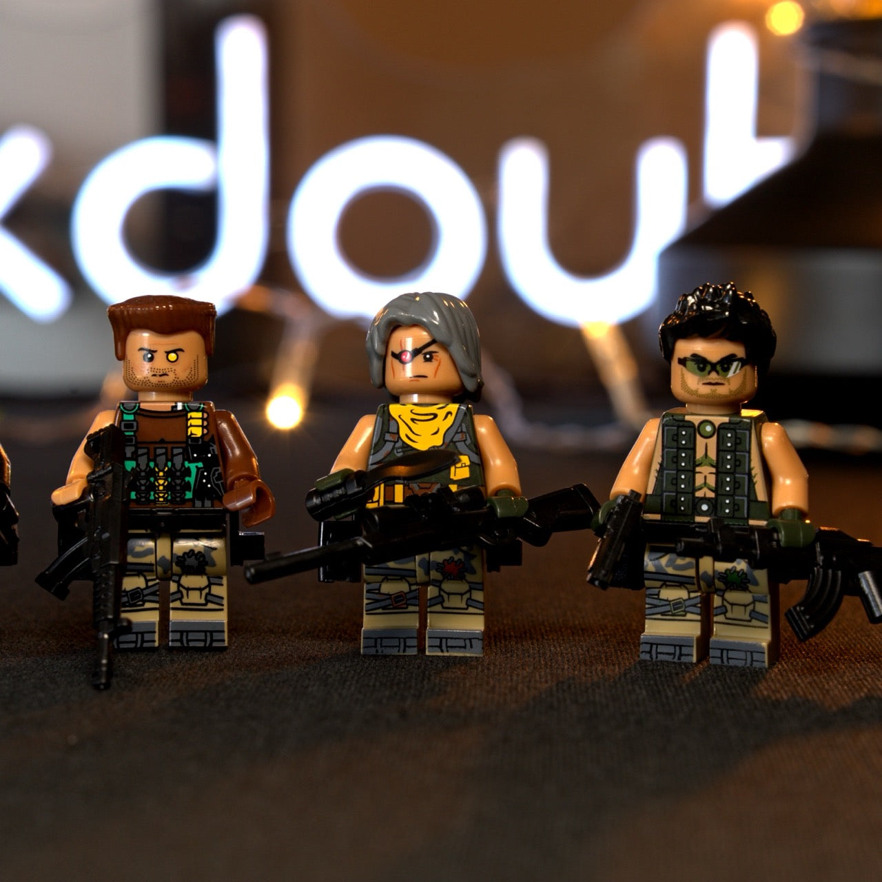 Custom made Mercenary minifigures | 5 PCS