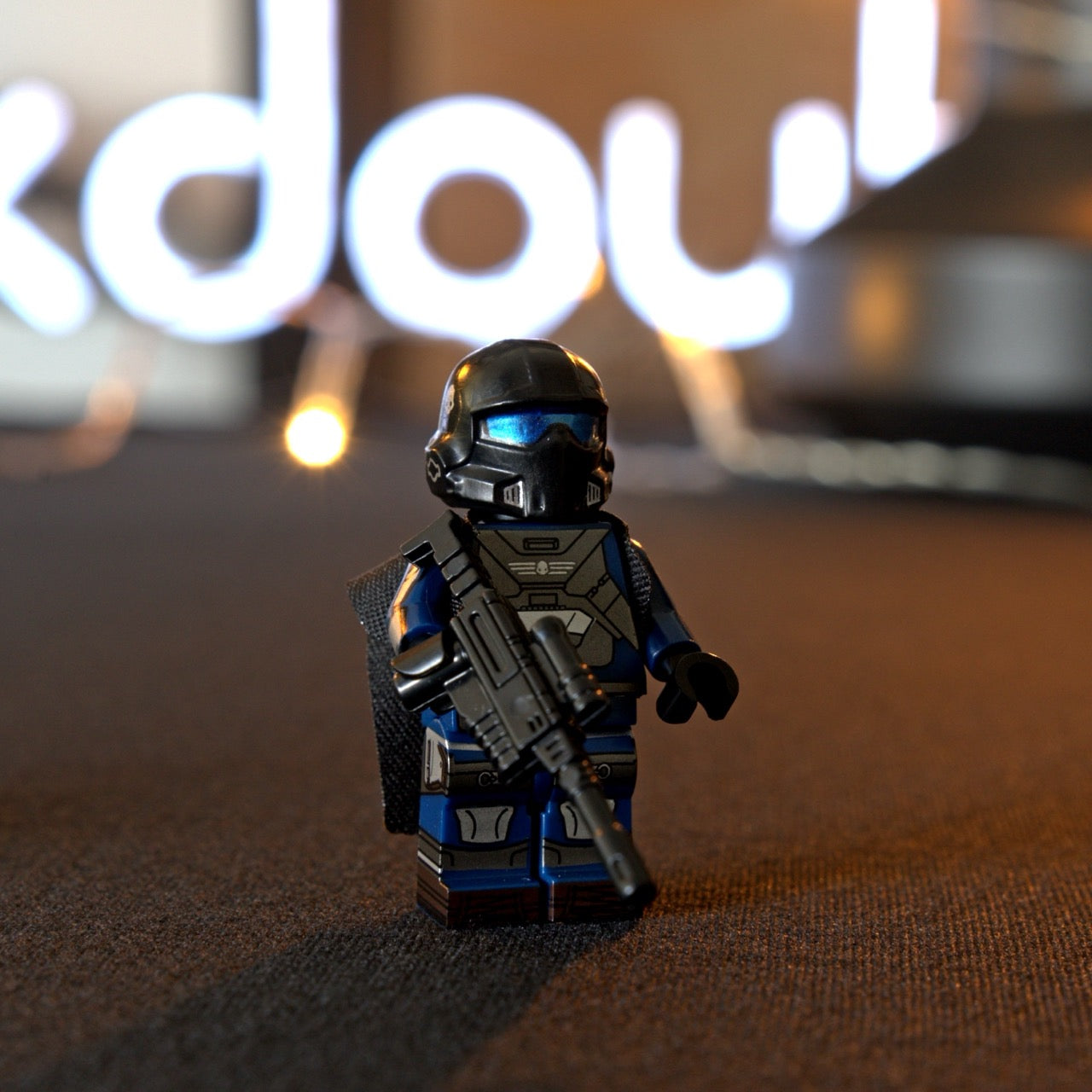 Custom made Blue Diver minifigures | 4 PCS