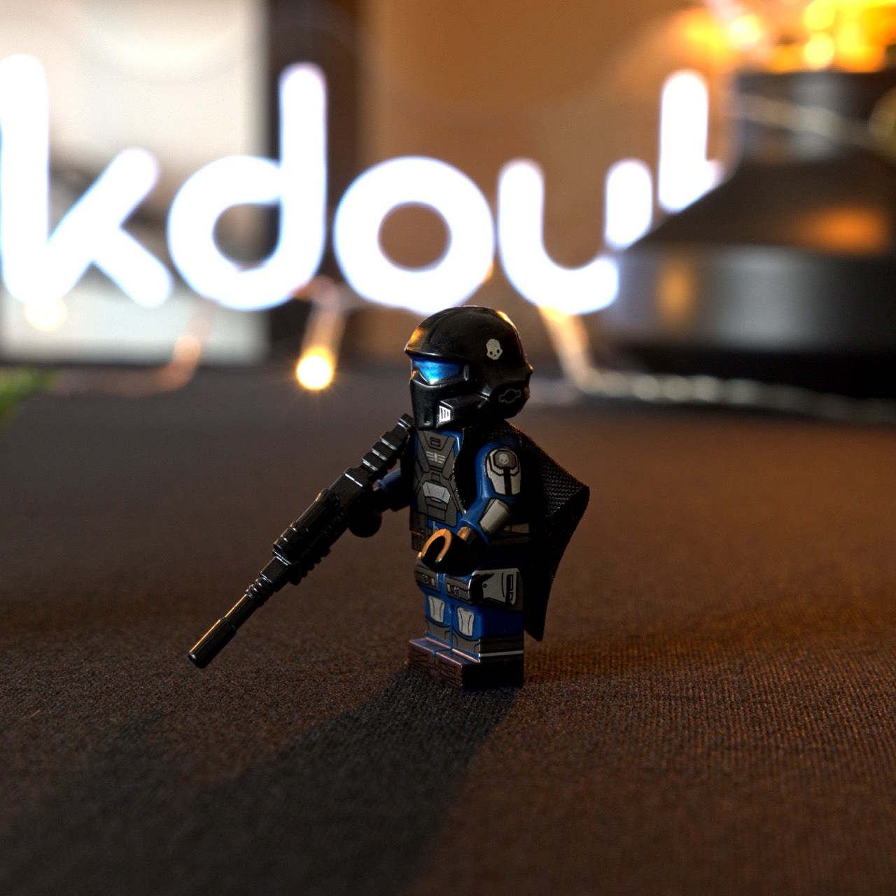 Custom made Blue Diver minifigures | 4 PCS