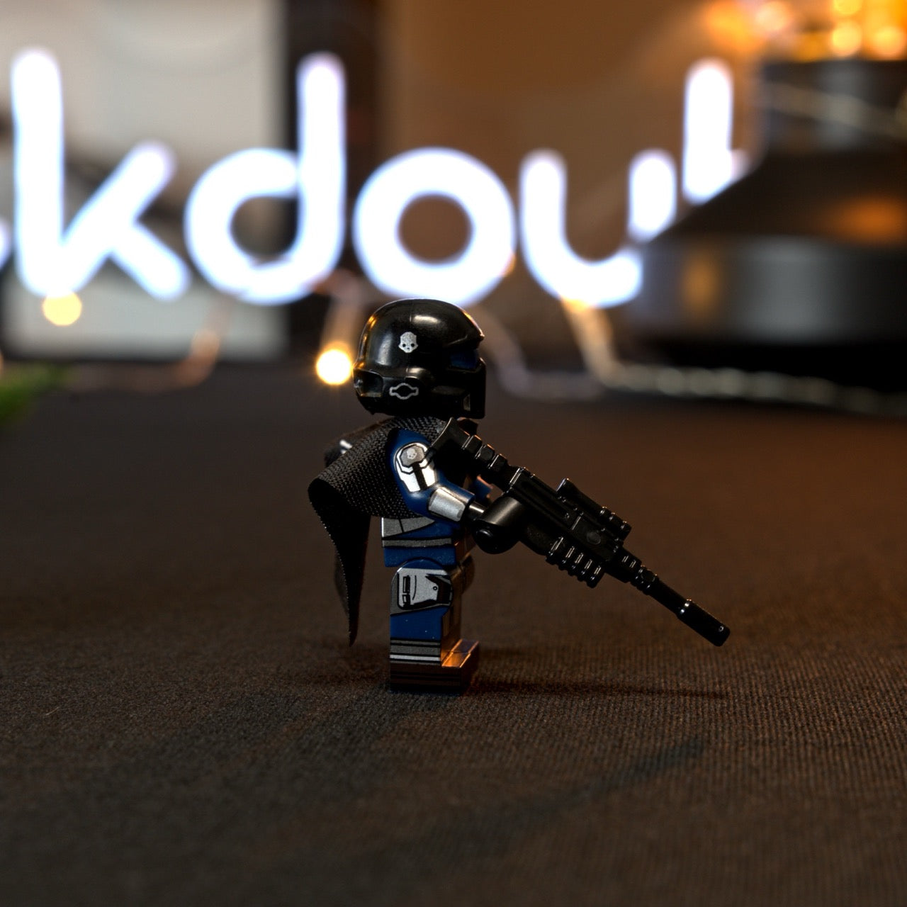 Custom made Blue Diver minifigures | 4 PCS