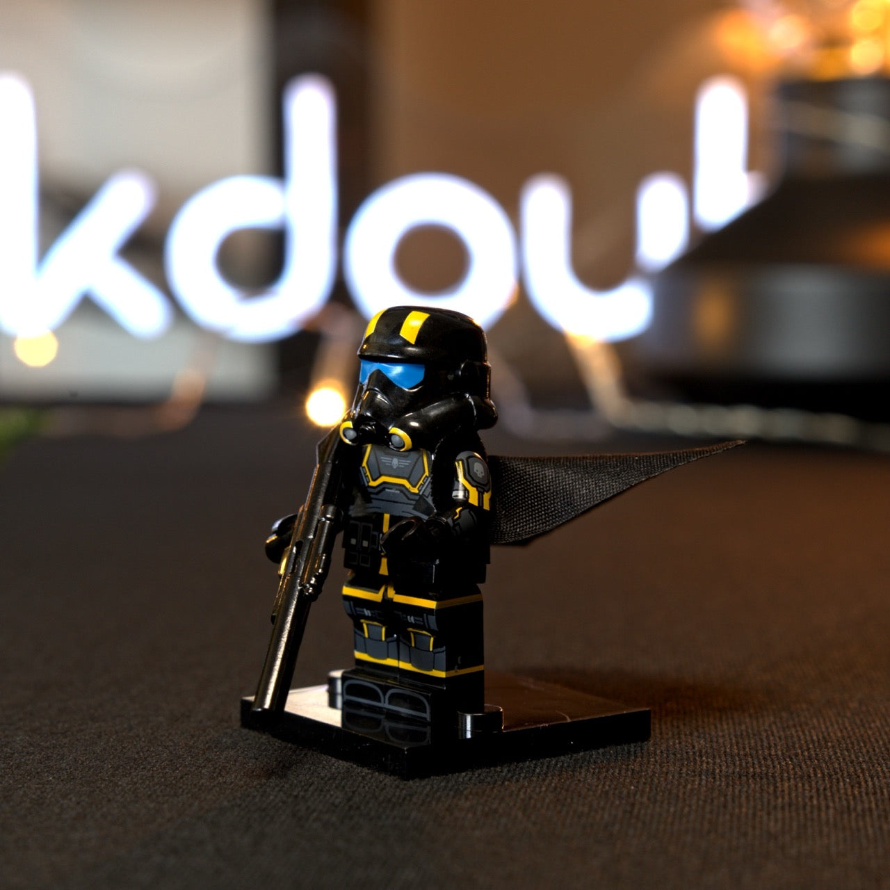Custom made Yellow Diver minifigures | 4 PCS