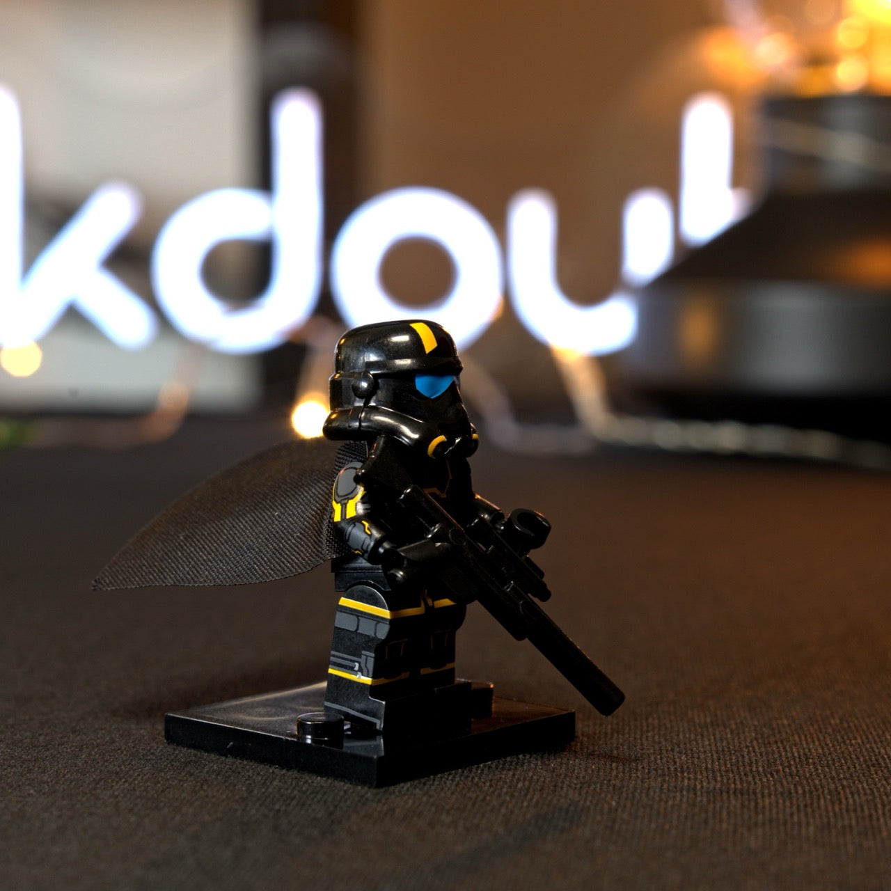 Custom made Yellow Diver minifigures | 4 PCS