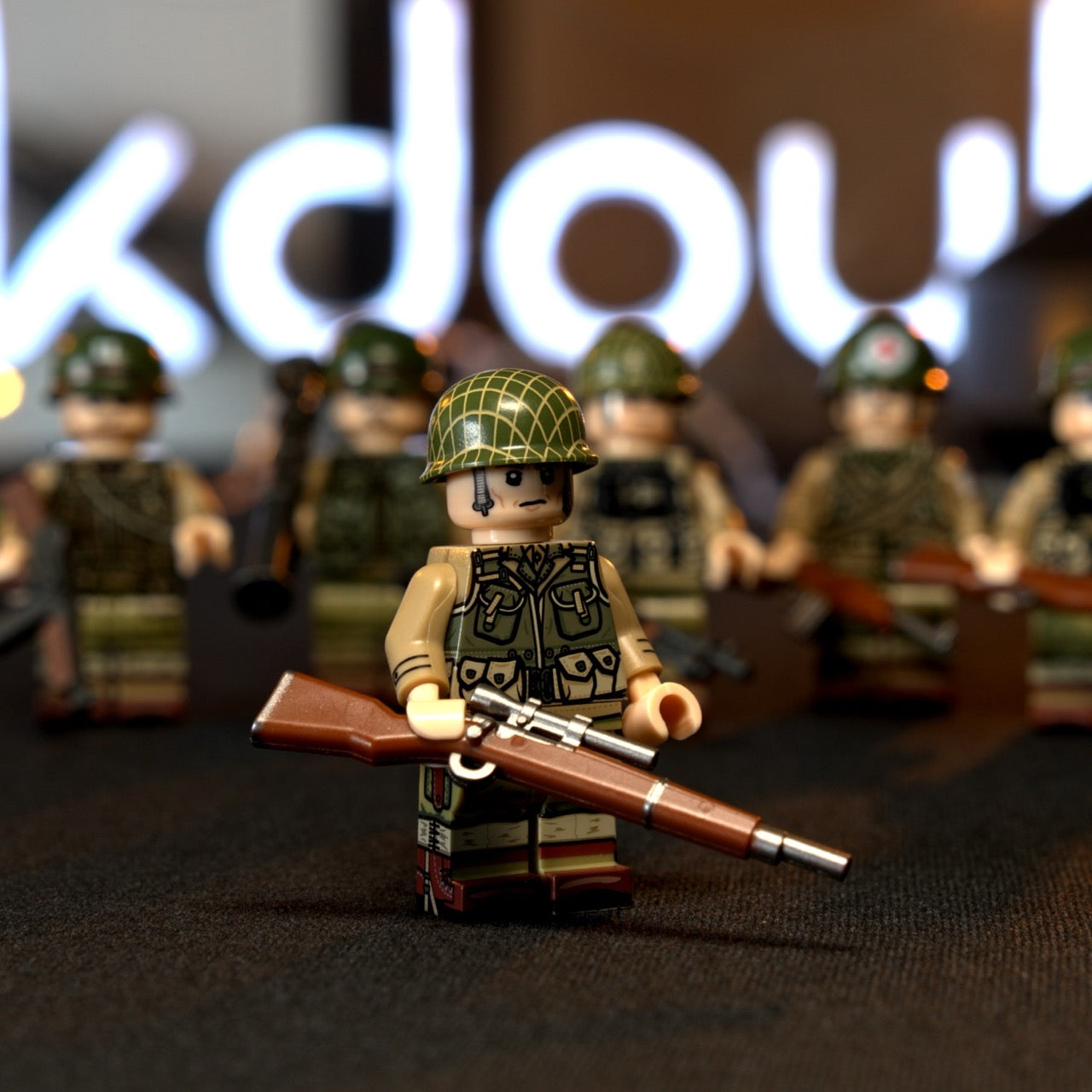 Custom made WW2 US 101st Airborne minifigures | 6 PCS