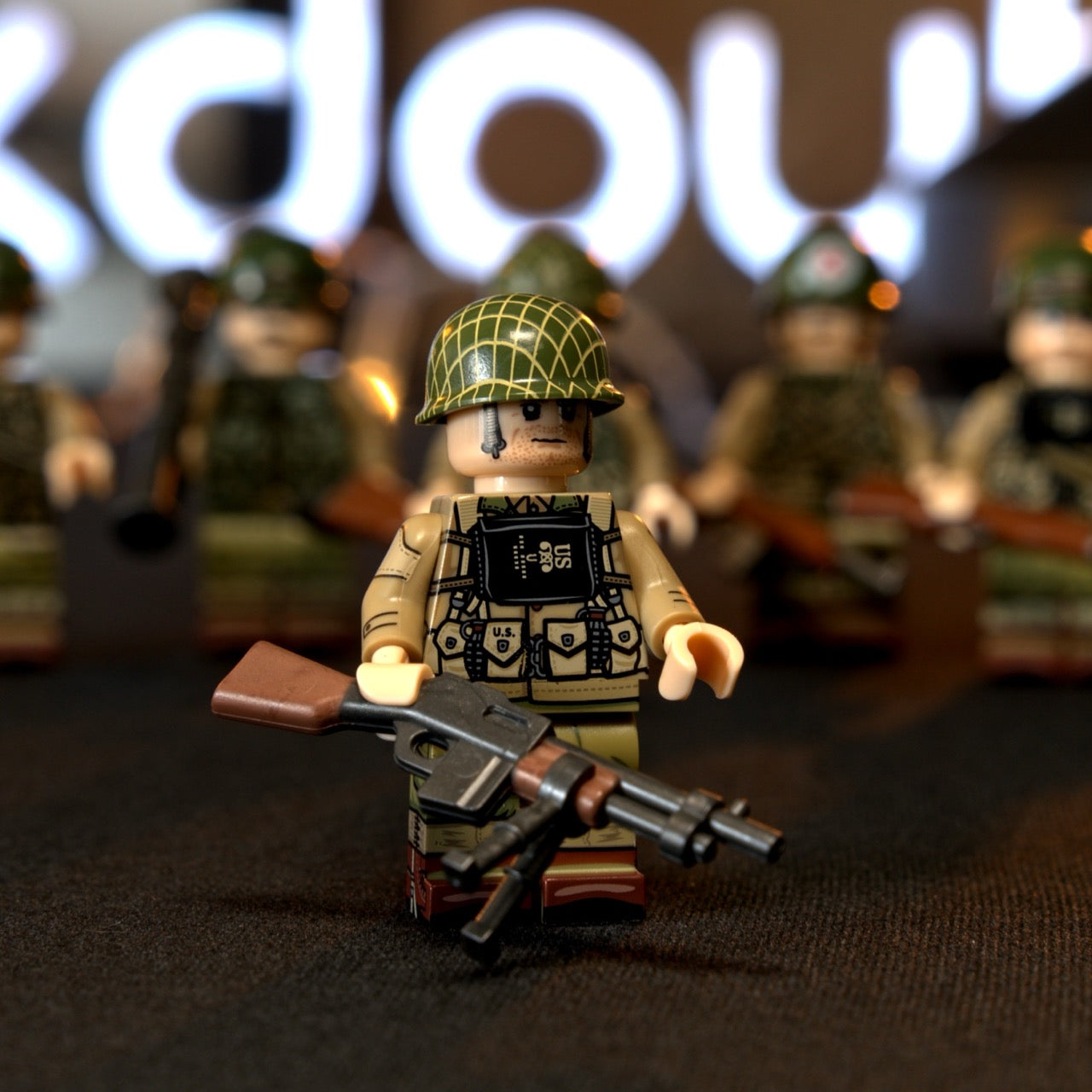 Custom made WW2 US 101st Airborne minifigures | 6 PCS