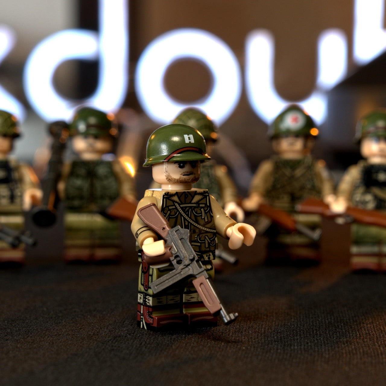 Custom made WW2 US 101st Airborne minifigures | 6 PCS