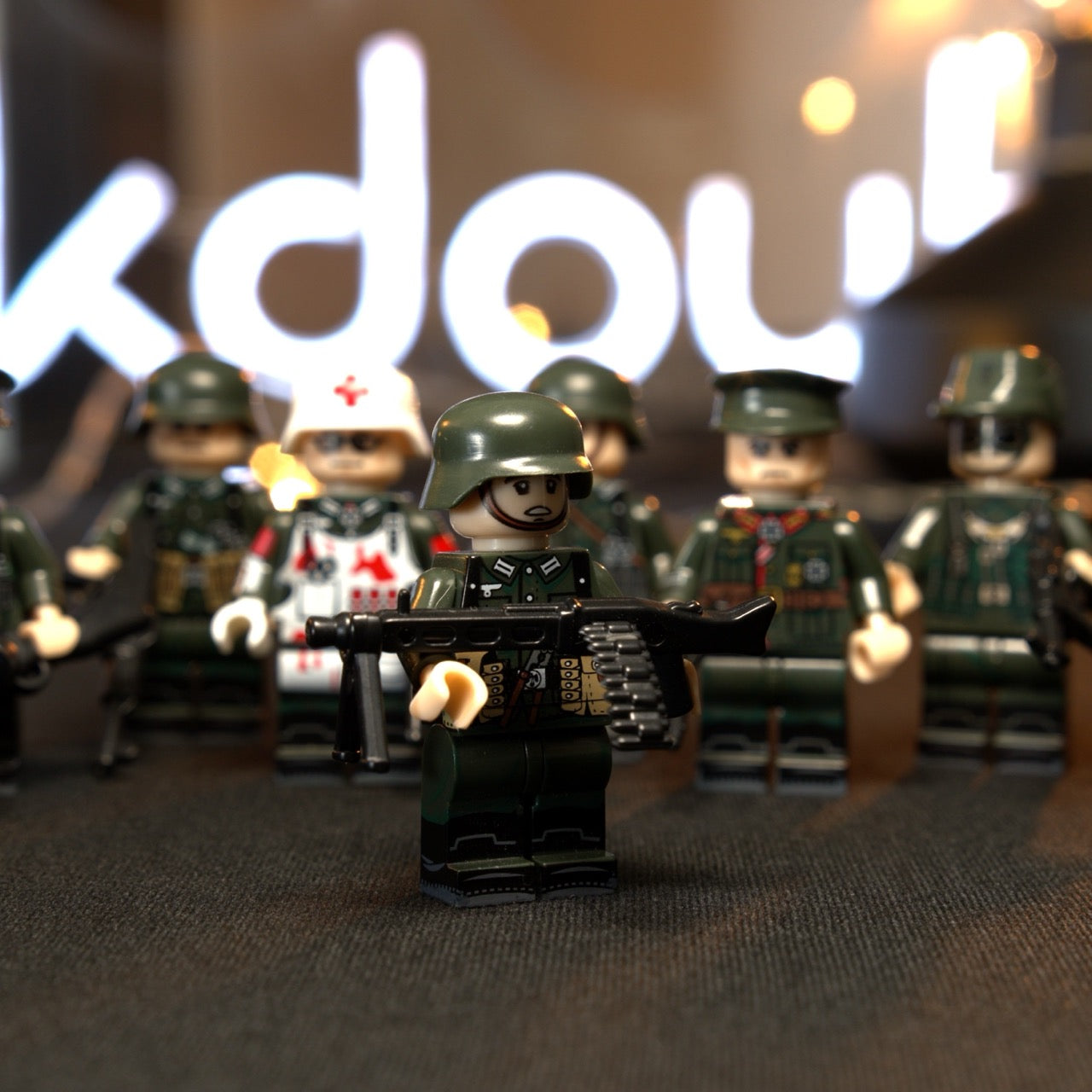 Custom made WW2 German Gruppe minifigures | 8 PCS