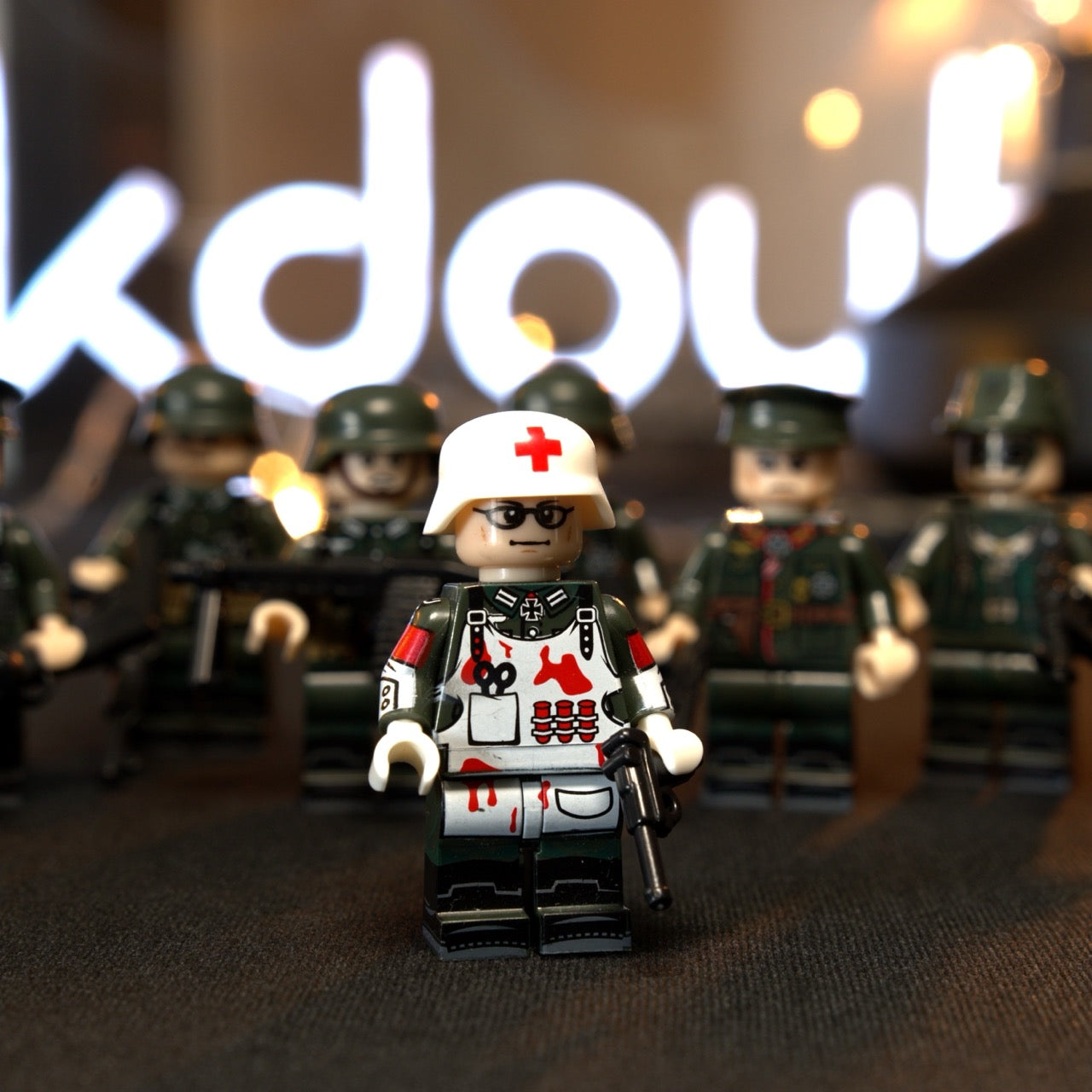 Custom made WW2 German Gruppe minifigures | 8 PCS
