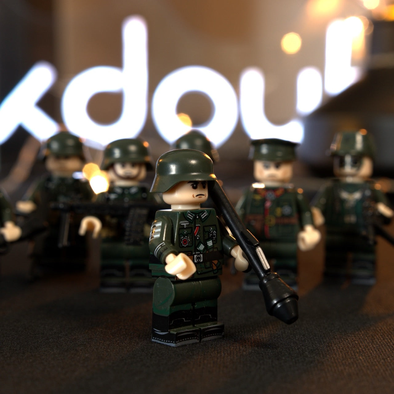 Custom made WW2 German Gruppe minifigures | 8 PCS