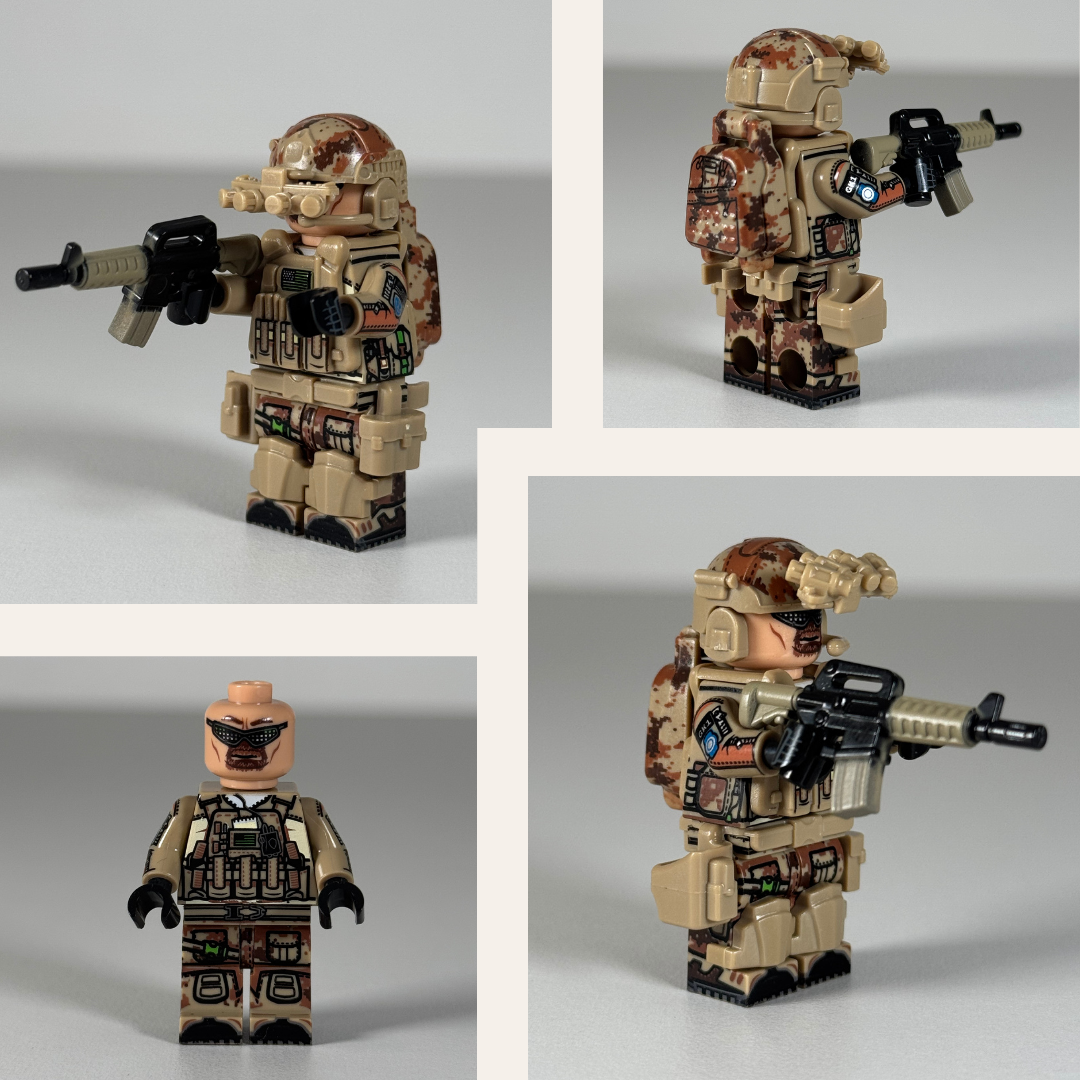 Custom Made Military Minifigure Collection | 5PCS