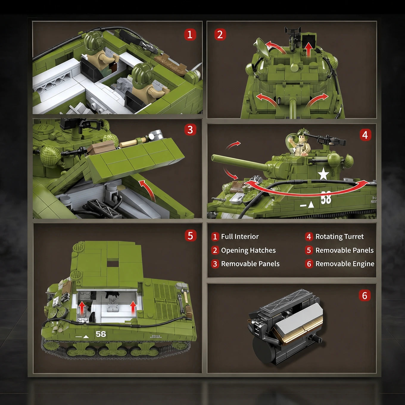 M4A3 Sherman | 1180 PCS