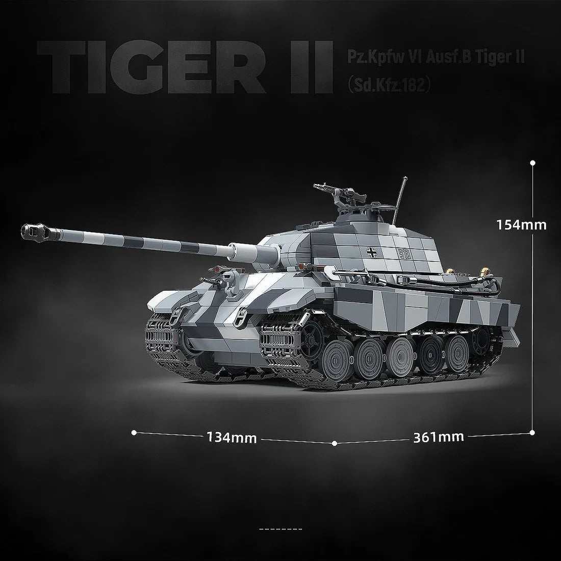 Tiger II (Snow Camo) | 1522 PCS